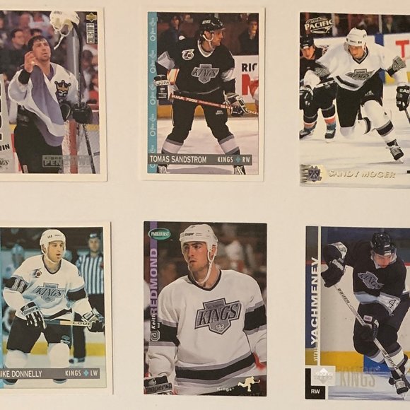 Los Angeles Kings Vintage NHL Hockey Cards - Lot of 20 w/ Robitaille, Kurri - Picture 4 of 7